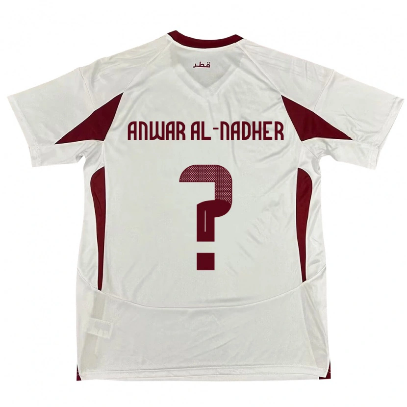 Danxen Damen Katar Salman Anwar Al-Nadher #0 Weiß Auswärtstrikot Trikot 24-26 T-Shirt Schweiz