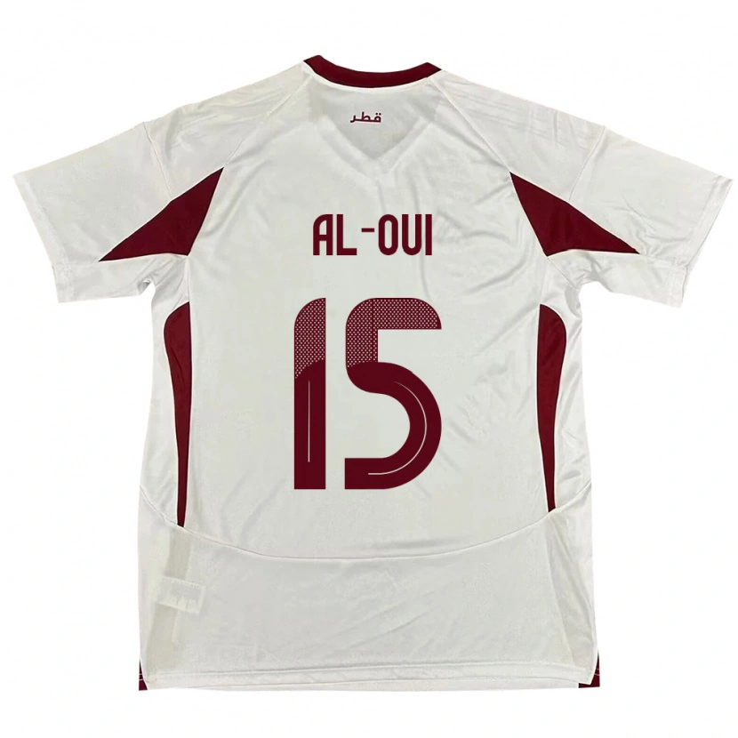 Danxen Damen Katar Ayoub Al-Oui #15 Weiß Auswärtstrikot Trikot 24-26 T-Shirt Schweiz