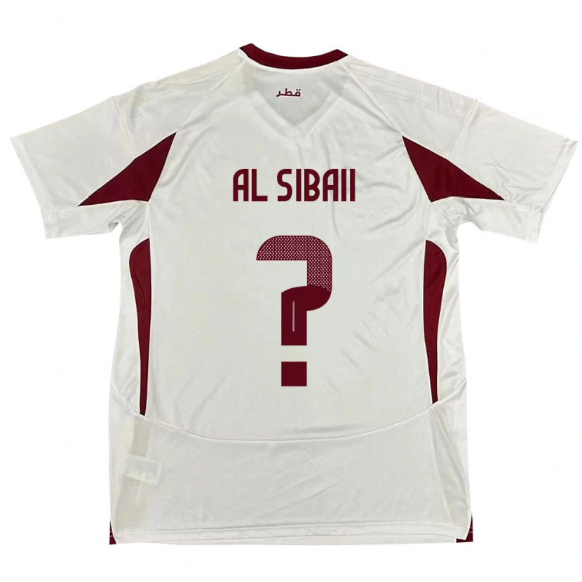 Danxen Damen Katar Ahmad Al Sibaii #0 Weiß Auswärtstrikot Trikot 24-26 T-Shirt Schweiz