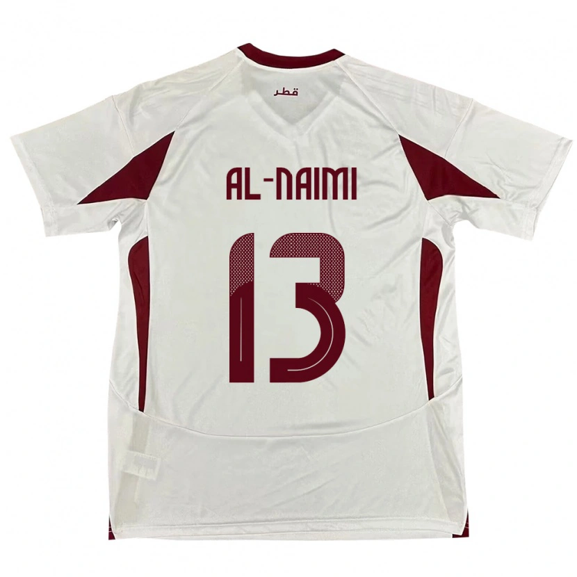 Danxen Damen Katar Zahra Al Naimi #13 Weiß Auswärtstrikot Trikot 24-26 T-Shirt Schweiz