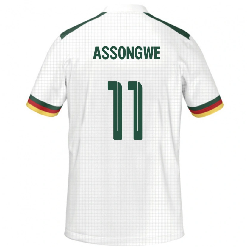 Danxen Damen Kamerun Bemol Apam Assongwe #11 Weiß Auswärtstrikot Trikot 24-26 T-Shirt Schweiz