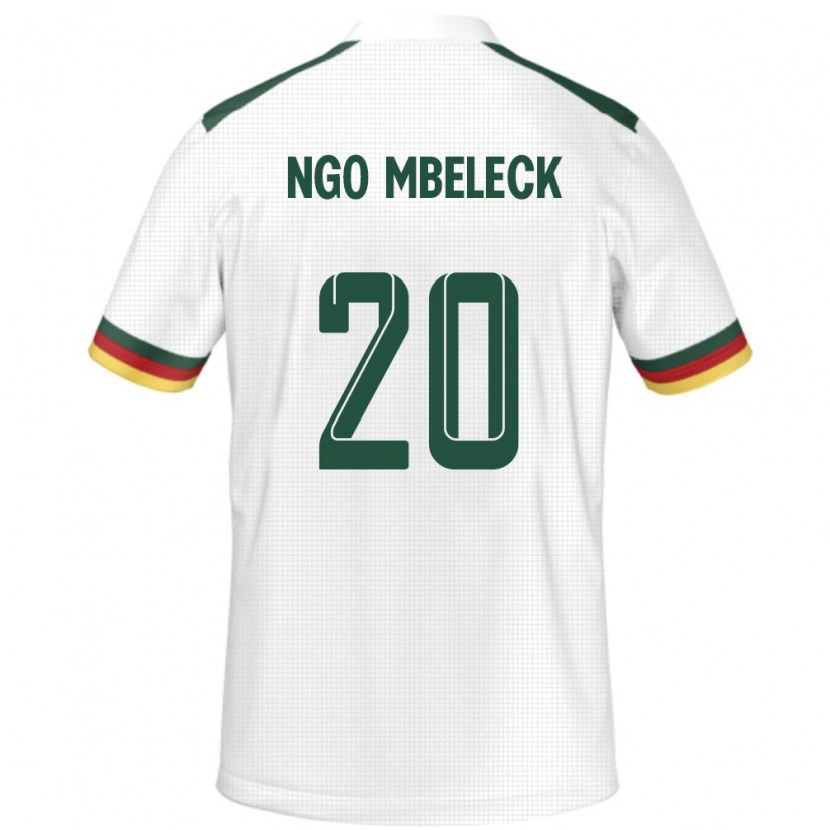 Danxen Damen Kamerun Genevieve Ngo Mbeleck #20 Weiß Auswärtstrikot Trikot 24-26 T-Shirt Schweiz