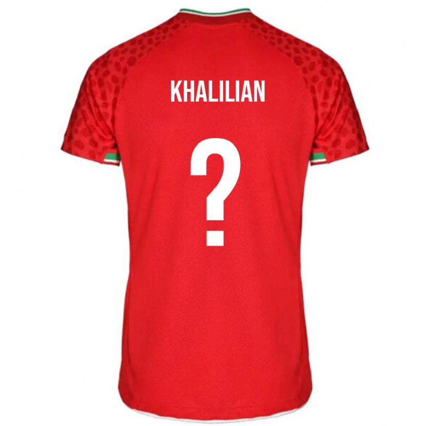 Danxen Damen Iran Abolfazl Khalilian #0 Rot Auswärtstrikot Trikot 24-26 T-Shirt Schweiz