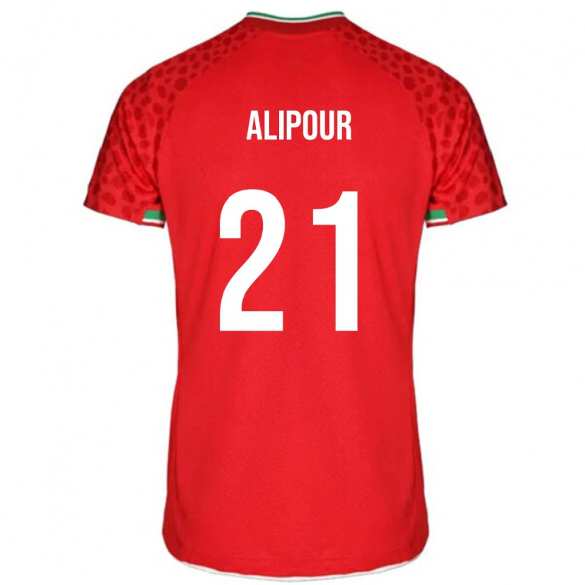Danxen Damen Iran Mahan Alipour #21 Rot Auswärtstrikot Trikot 24-26 T-Shirt Schweiz