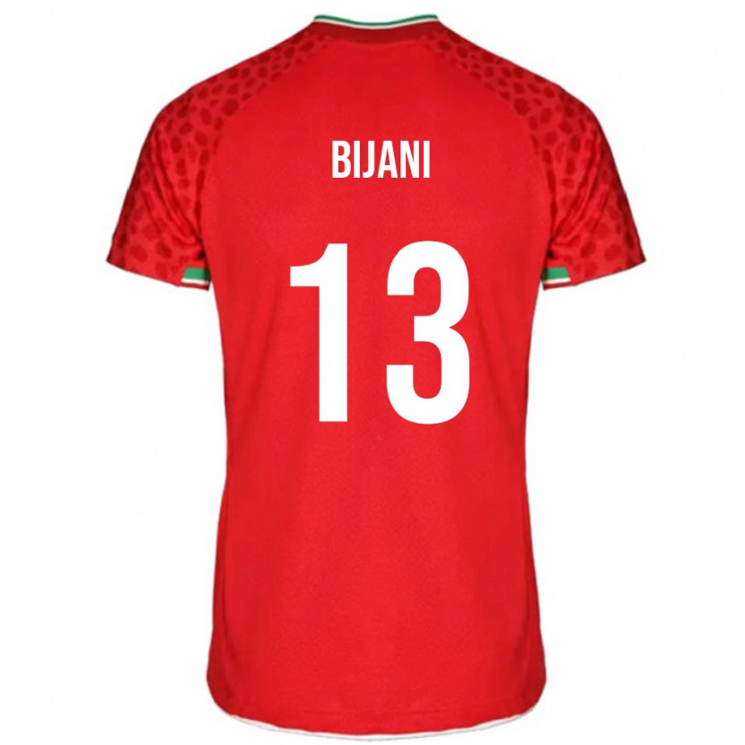 Danxen Damen Iran Hossein Bijani #13 Rot Auswärtstrikot Trikot 24-26 T-Shirt Schweiz