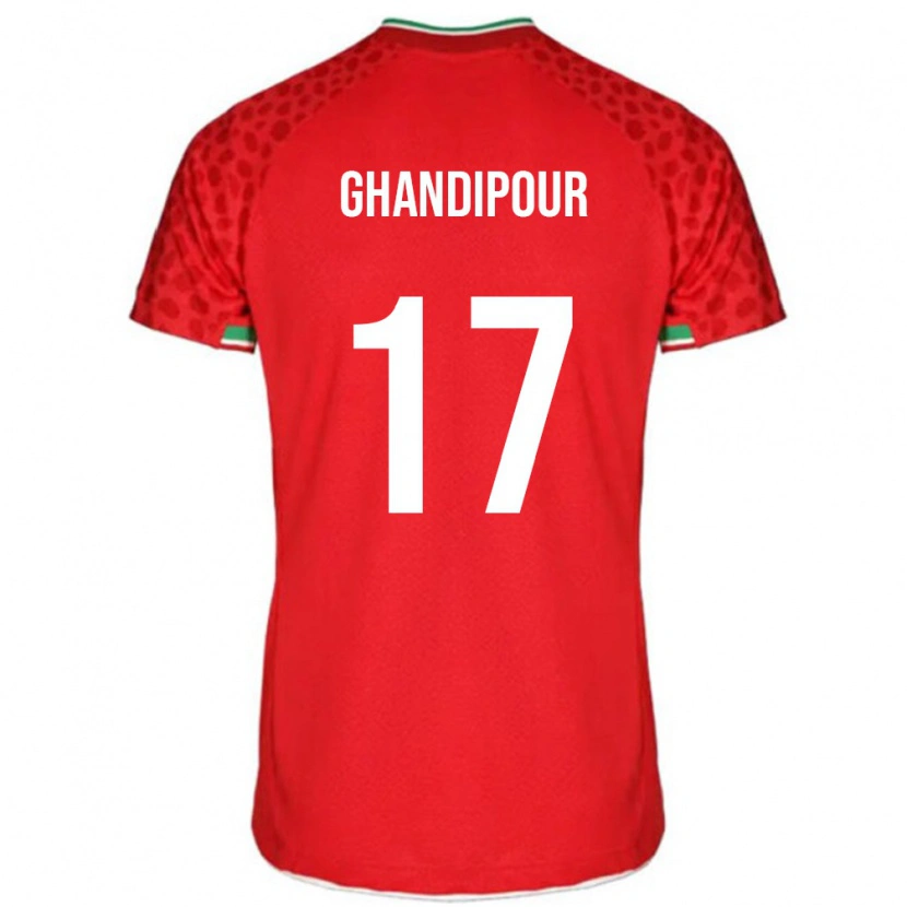 Danxen Damen Iran Reza Ghandipour #17 Rot Auswärtstrikot Trikot 24-26 T-Shirt Schweiz
