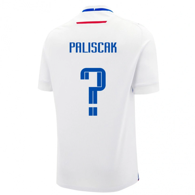 Danxen Damen Slowakei Tobias Paliscak #0 Weiß Auswärtstrikot Trikot 24-26 T-Shirt Schweiz