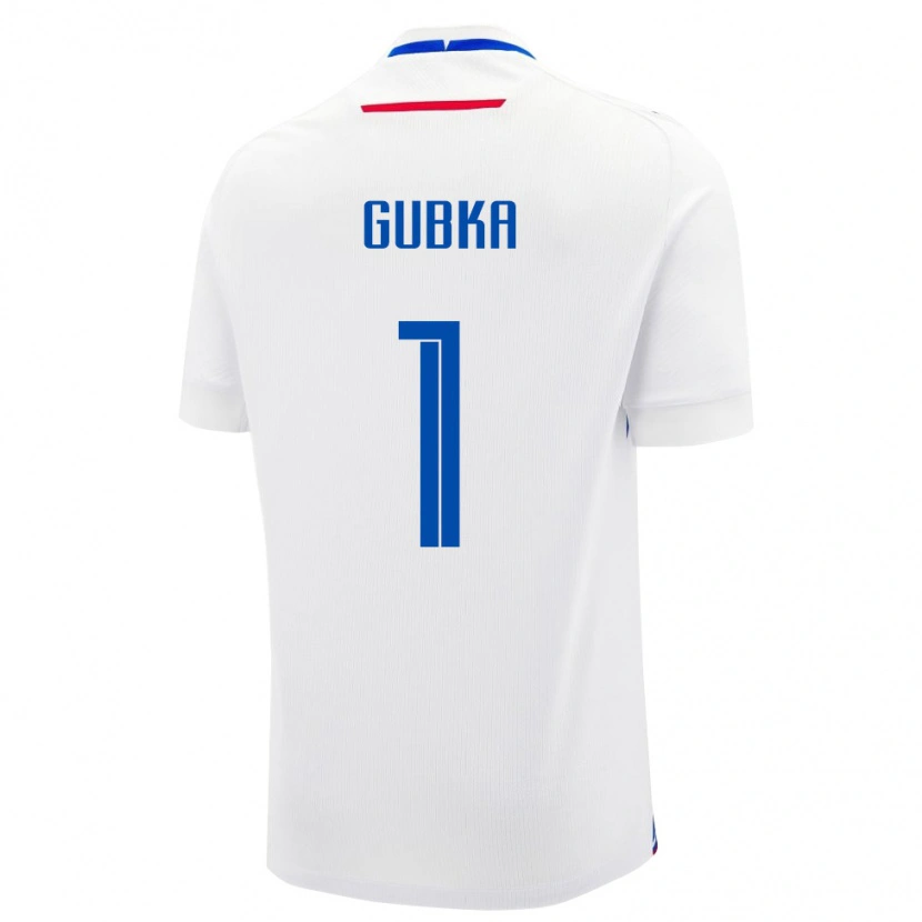 Danxen Damen Slowakei Tomas Gubka #1 Weiß Auswärtstrikot Trikot 24-26 T-Shirt Schweiz