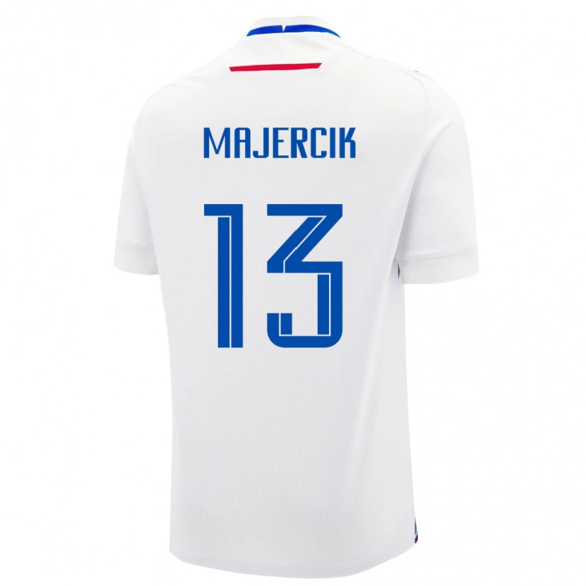 Danxen Damen Slowakei Peter Majercik #13 Weiß Auswärtstrikot Trikot 24-26 T-Shirt Schweiz