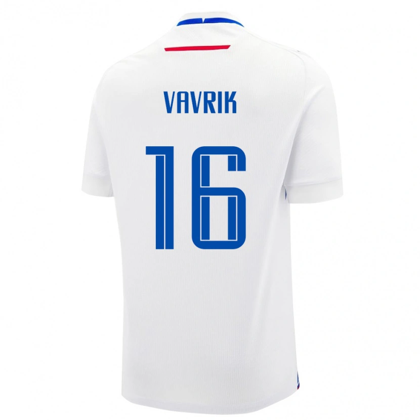 Danxen Damen Slowakei Timotej Vavrik #16 Weiß Auswärtstrikot Trikot 24-26 T-Shirt Schweiz