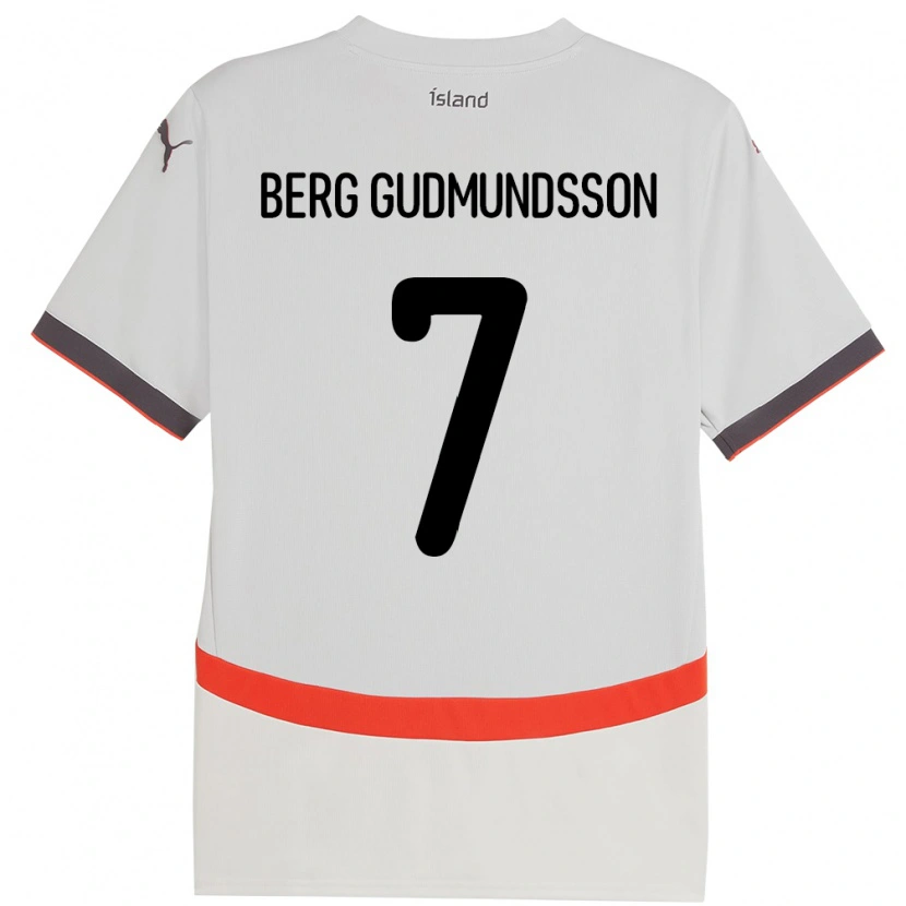Danxen Damen Island Jóhann Berg Gudmundsson #7 Weiß Auswärtstrikot Trikot 24-26 T-Shirt Schweiz
