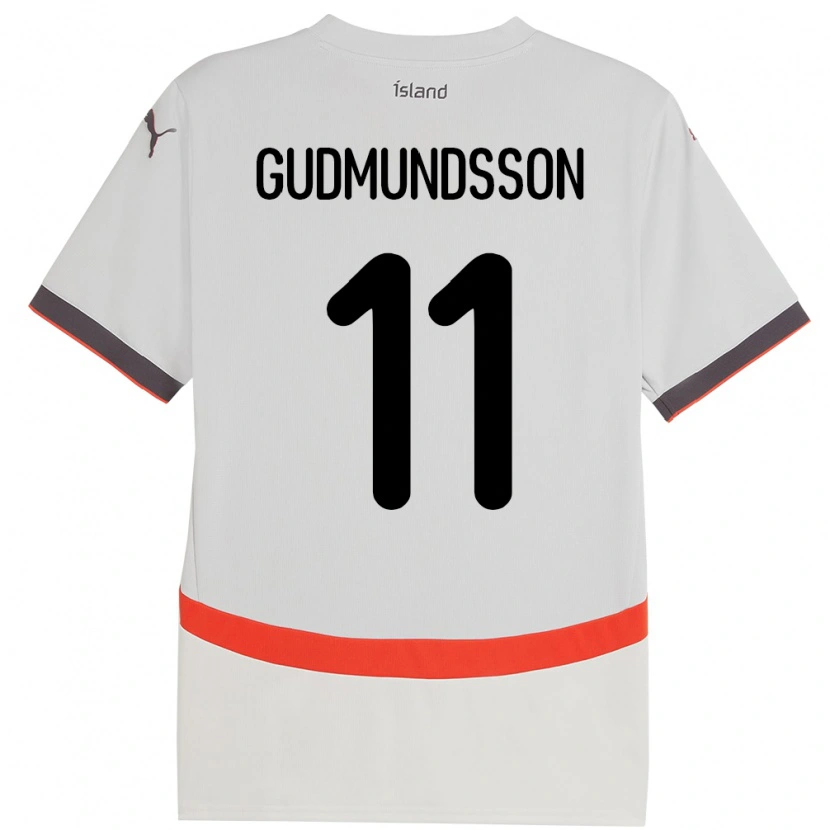Danxen Damen Island Galdur Gudmundsson #11 Weiß Auswärtstrikot Trikot 24-26 T-Shirt Schweiz