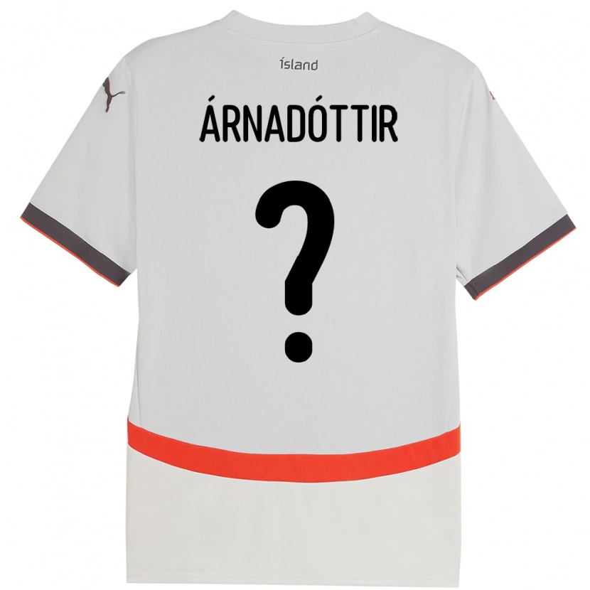 Danxen Damen Island Kristín Dís Árnadóttir #0 Weiß Auswärtstrikot Trikot 24-26 T-Shirt Schweiz