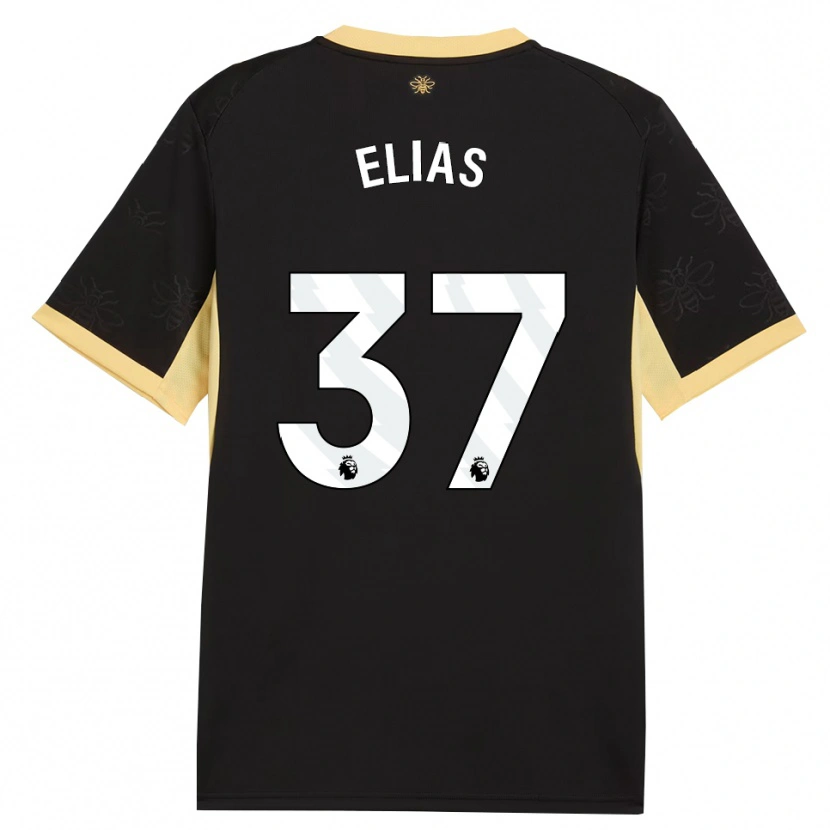 Danxen Damen Allan Andrade Elias #37 Schwarz Gelb Auswärtstrikot Trikot 2026/27 T-Shirt Schweiz