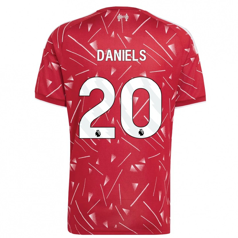 Danxen Damen Yana Daniels #20 Weiß Rot Heimtrikot Trikot 2026/27 T-Shirt Schweiz