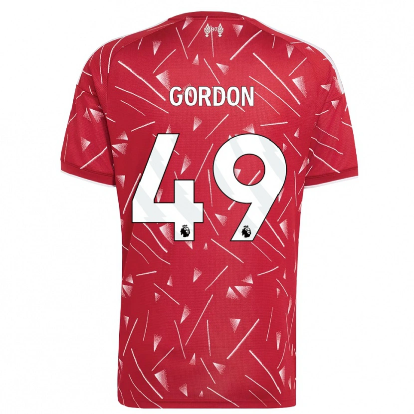 Danxen Damen Kaide Gordon #49 Weiß Rot Heimtrikot Trikot 2026/27 T-Shirt Schweiz