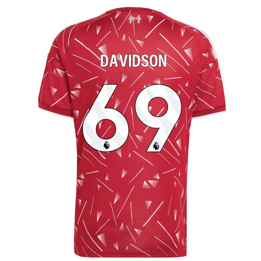 Danxen Damen Josh Davidson #69 Weiß Rot Heimtrikot Trikot 2026/27 T-Shirt Schweiz