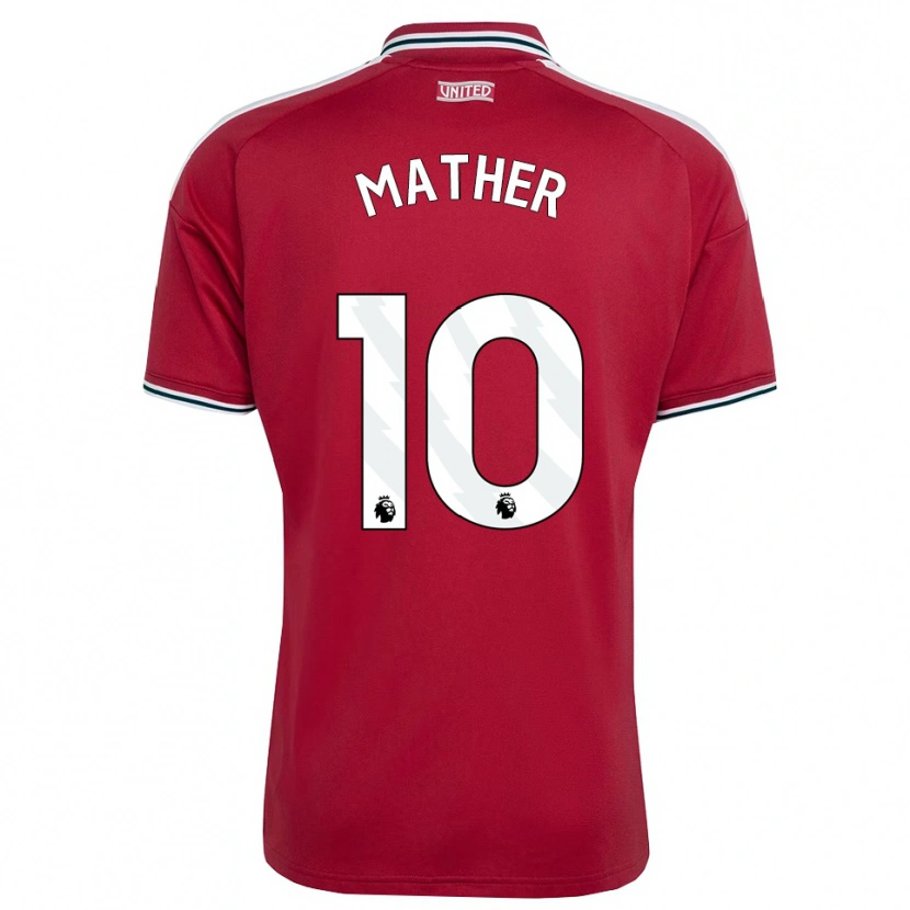 Danxen Damen Sam Mather #10 Rot Gelb Weiß Heimtrikot Trikot 2026/27 T-Shirt Schweiz