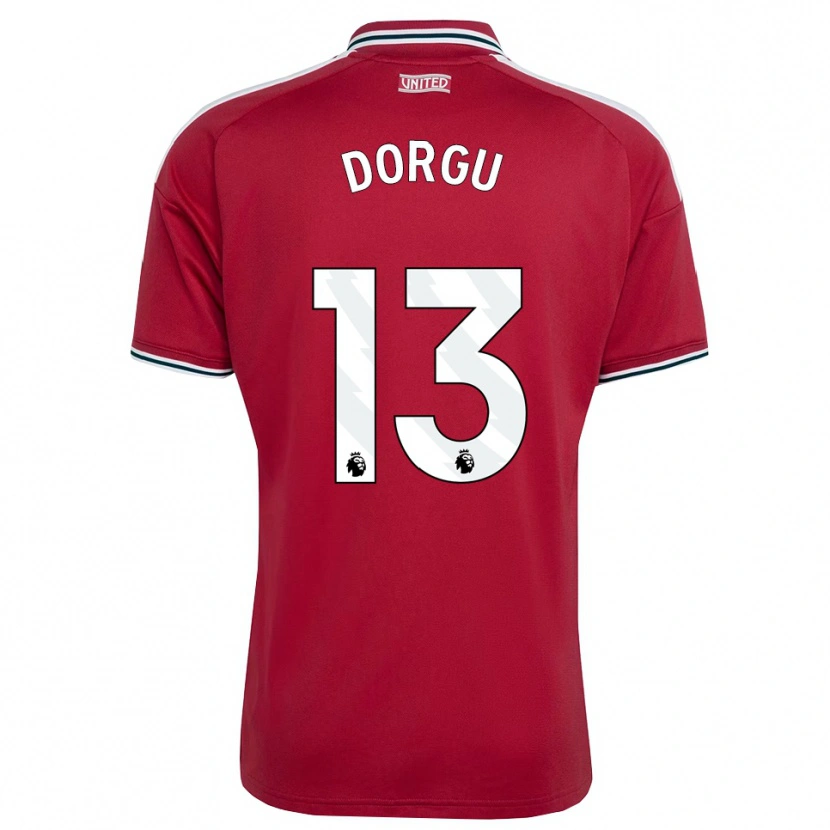 Danxen Damen Patrick Dorgu #13 Rot Gelb Weiß Heimtrikot Trikot 2026/27 T-Shirt Schweiz