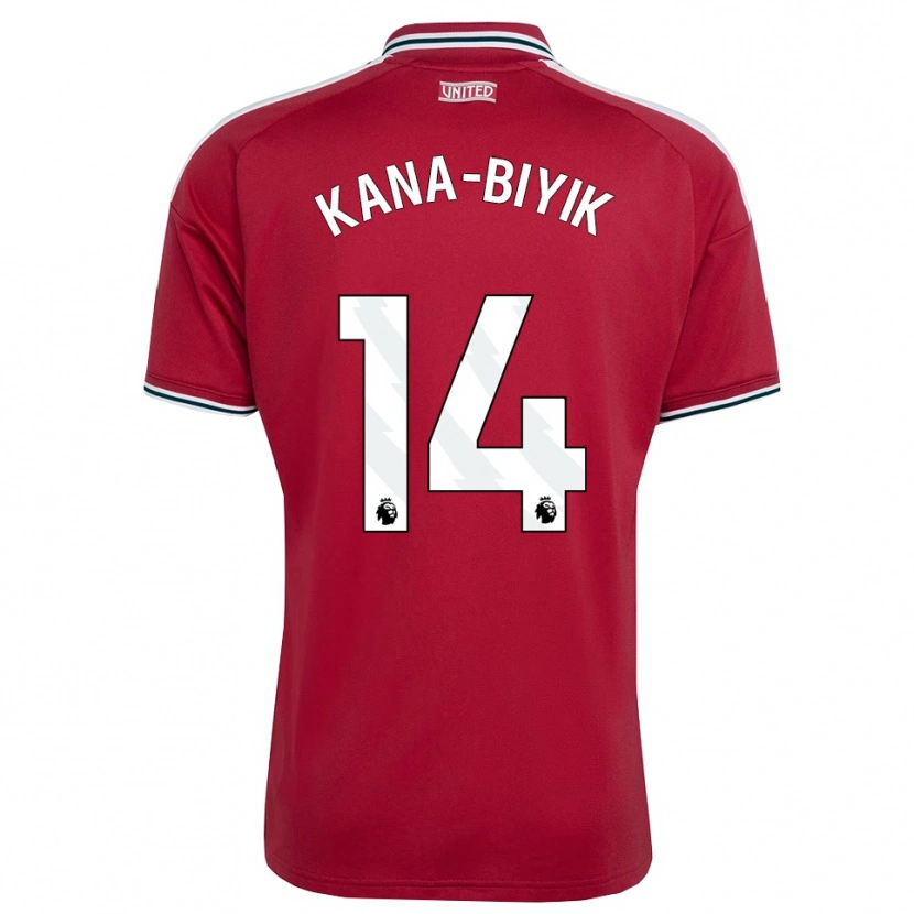 Danxen Damen Enzo Kana-Biyik #14 Rot Gelb Weiß Heimtrikot Trikot 2026/27 T-Shirt Schweiz