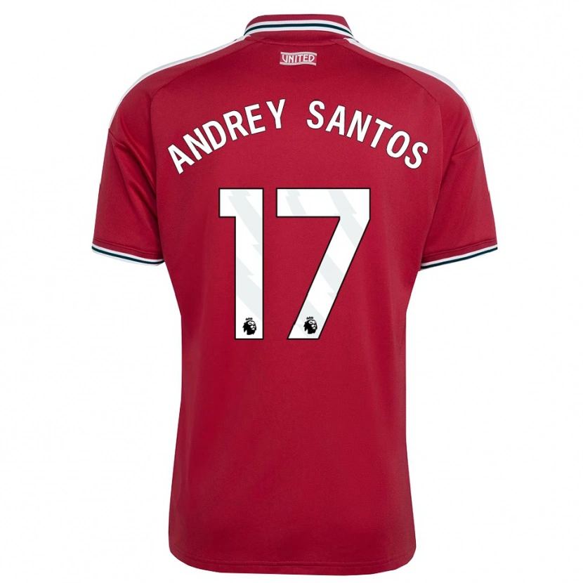 Danxen Damen Andrey Santos #17 Rot Gelb Weiß Heimtrikot Trikot 2026/27 T-Shirt Schweiz