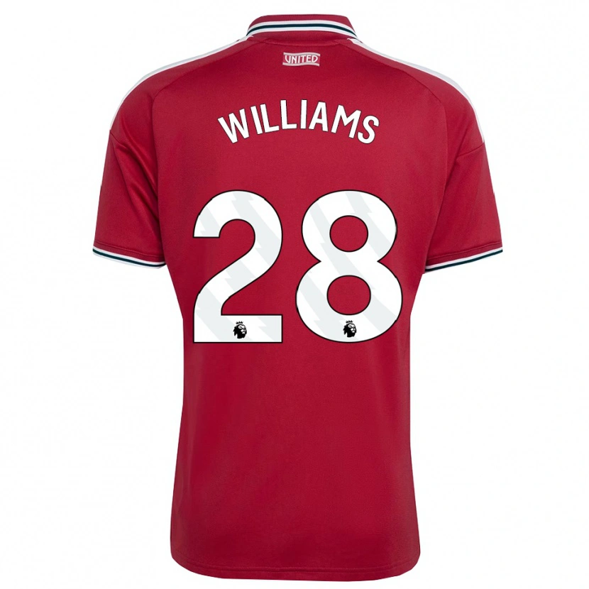 Danxen Damen Rachel Williams #28 Rot Gelb Weiß Heimtrikot Trikot 2026/27 T-Shirt Schweiz