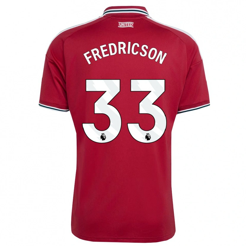 Danxen Damen Tyler Fredricson #33 Rot Gelb Weiß Heimtrikot Trikot 2026/27 T-Shirt Schweiz