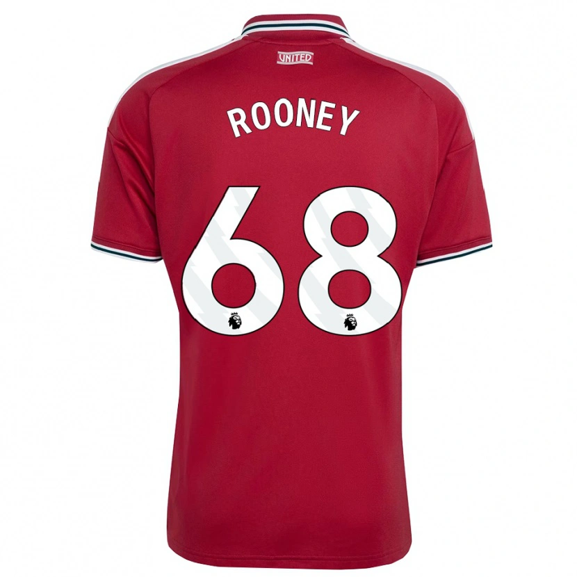Danxen Damen Kai Rooney #68 Rot Gelb Weiß Heimtrikot Trikot 2026/27 T-Shirt Schweiz