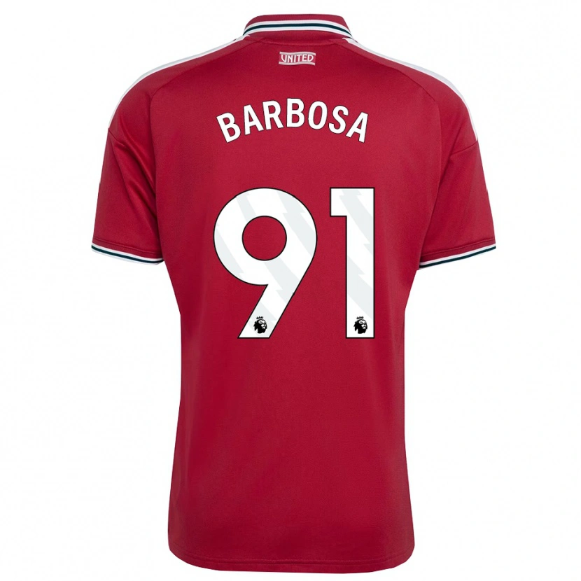 Danxen Damen Neithan Barbosa #91 Rot Gelb Weiß Heimtrikot Trikot 2026/27 T-Shirt Schweiz
