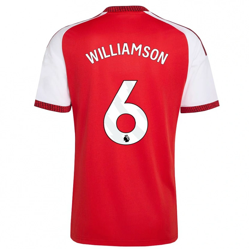 Danxen Damen Leah Williamson #6 Rot Weiß Schwarz Heimtrikot Trikot 2026/27 T-Shirt Schweiz