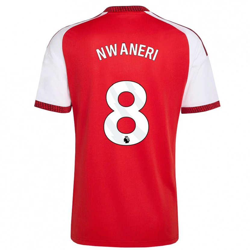 Danxen Damen Emerson Nwaneri #8 Rot Weiß Schwarz Heimtrikot Trikot 2026/27 T-Shirt Schweiz