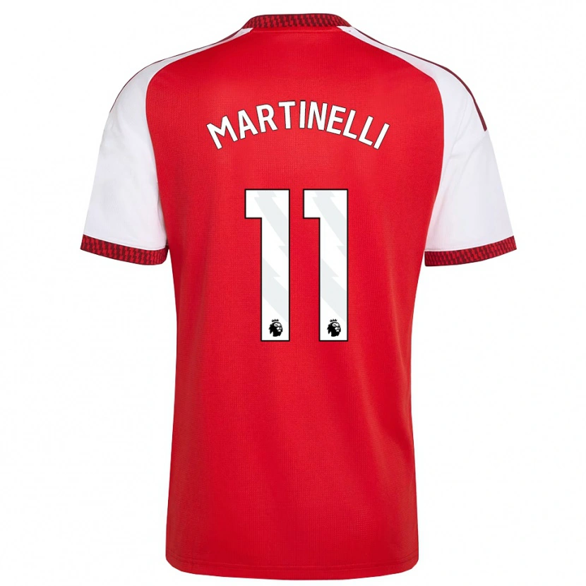 Danxen Damen Gabriel Martinelli #11 Rot Weiß Schwarz Heimtrikot Trikot 2026/27 T-Shirt Schweiz