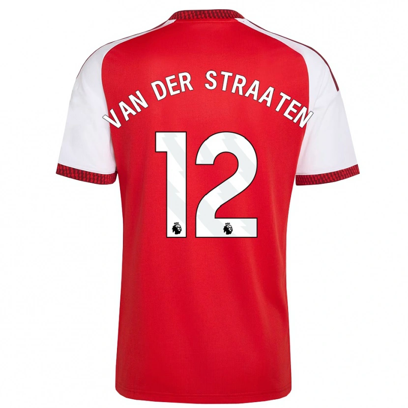 Danxen Damen Zachary Van Der Straaten #12 Rot Weiß Schwarz Heimtrikot Trikot 2026/27 T-Shirt Schweiz