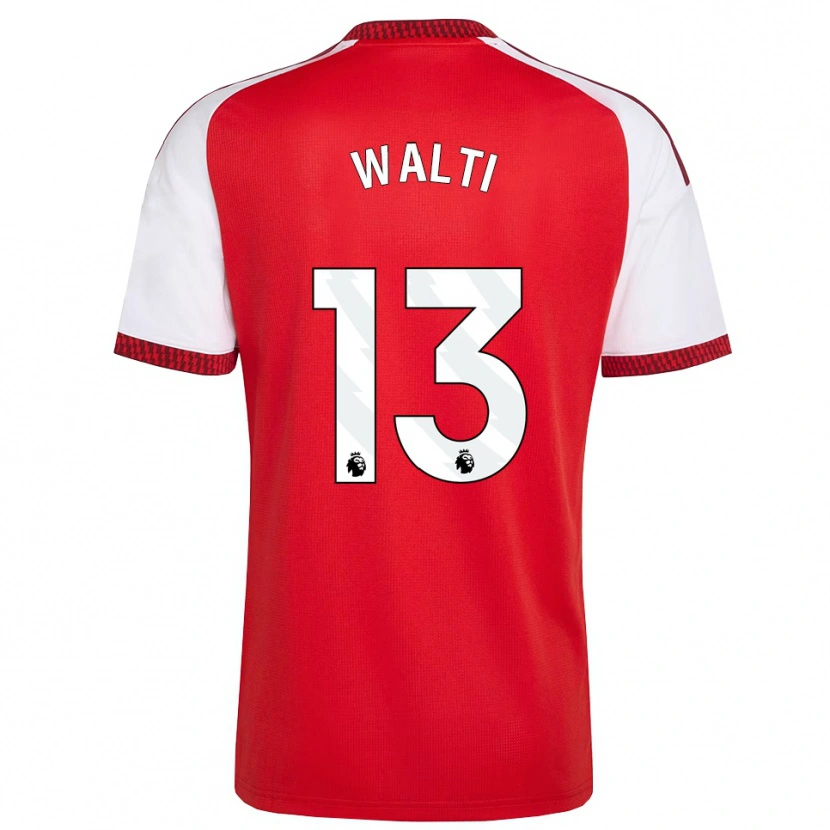 Danxen Damen Lia Walti #13 Rot Weiß Schwarz Heimtrikot Trikot 2026/27 T-Shirt Schweiz