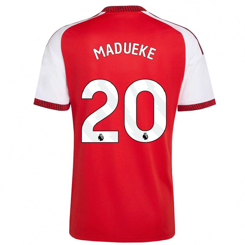 Danxen Damen Noni Madueke #20 Rot Weiß Schwarz Heimtrikot Trikot 2026/27 T-Shirt Schweiz
