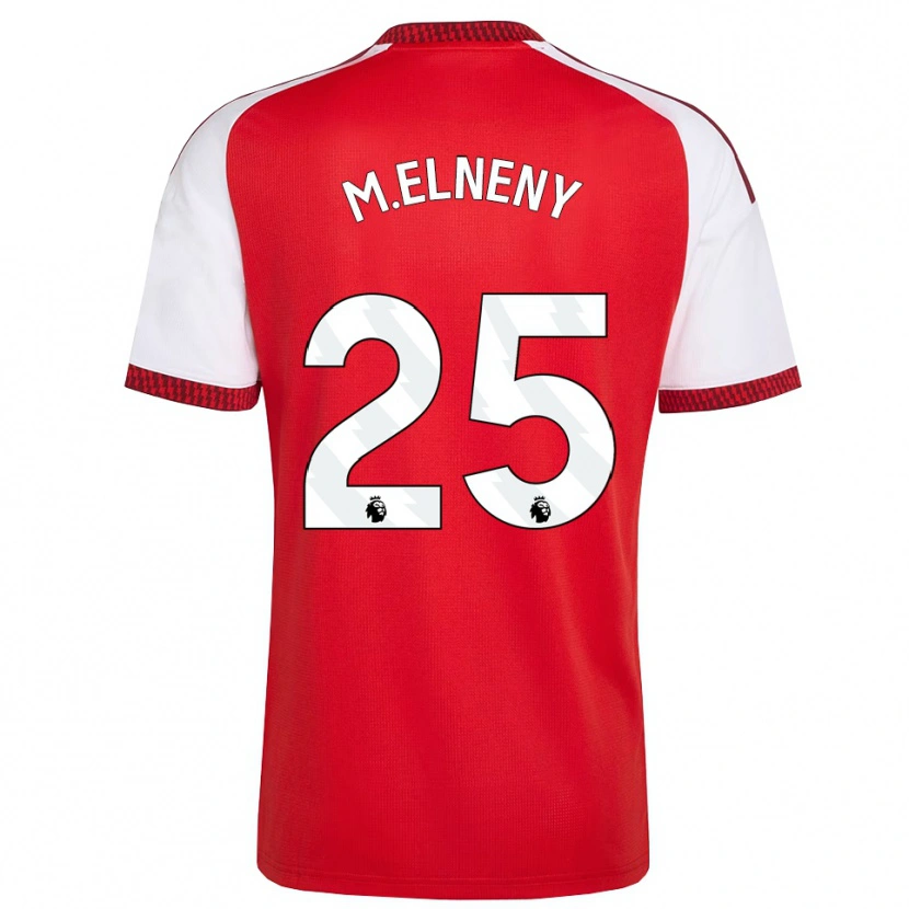 Danxen Damen Mohamed Elneny #25 Rot Weiß Schwarz Heimtrikot Trikot 2026/27 T-Shirt Schweiz