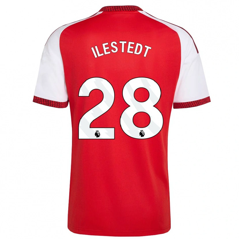 Danxen Damen Amanda Ilestedt #28 Rot Weiß Schwarz Heimtrikot Trikot 2026/27 T-Shirt Schweiz