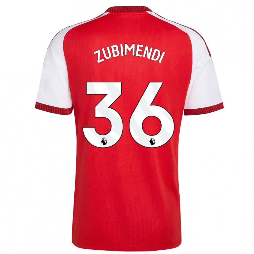 Danxen Damen Martín Zubimendi #36 Rot Weiß Schwarz Heimtrikot Trikot 2026/27 T-Shirt Schweiz