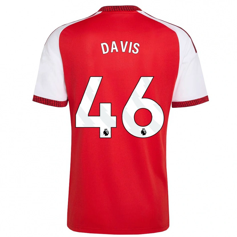 Danxen Damen Timi Davis #46 Rot Weiß Schwarz Heimtrikot Trikot 2026/27 T-Shirt Schweiz