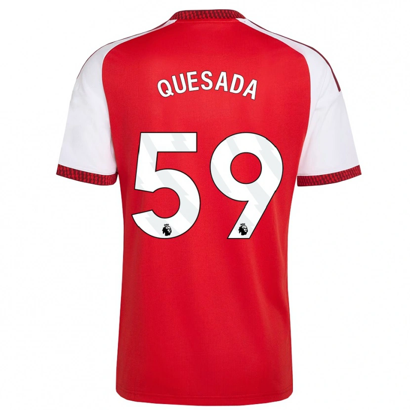 Danxen Damen Elián Quesada #59 Rot Weiß Schwarz Heimtrikot Trikot 2026/27 T-Shirt Schweiz