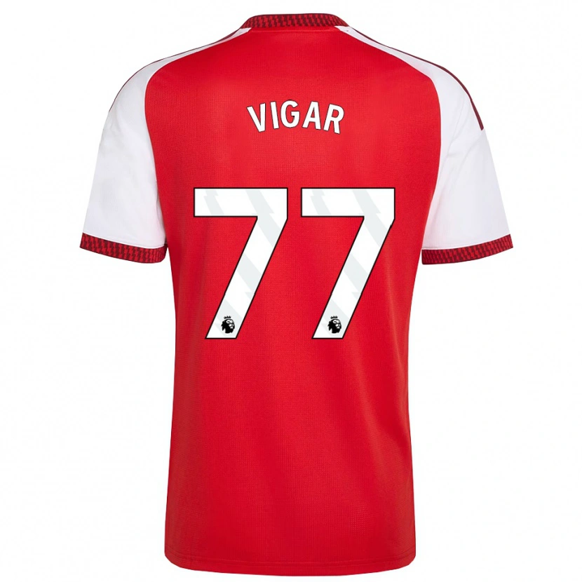 Danxen Damen Billy Vigar #77 Rot Weiß Schwarz Heimtrikot Trikot 2026/27 T-Shirt Schweiz