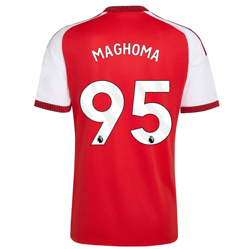 Danxen Damen Jaden Maghoma #95 Rot Weiß Schwarz Heimtrikot Trikot 2026/27 T-Shirt Schweiz