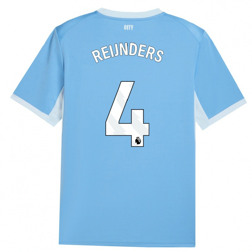 Danxen Damen Tijjani Reijnders #4 Hellhimmelblau Weiß Heimtrikot Trikot 2026/27 T-Shirt Schweiz