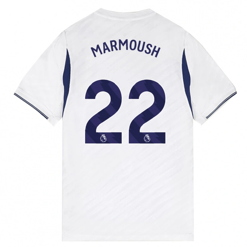 Danxen Damen Omar Marmoush #22 Weiß Rot Violett Heimtrikot Trikot 2026/27 T-Shirt Schweiz