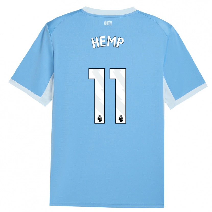 Danxen Damen Lauren Hemp #11 Hellhimmelblau Weiß Heimtrikot Trikot 2026/27 T-Shirt Schweiz