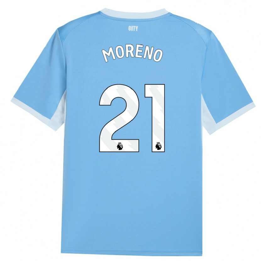 Danxen Damen Marlos Moreno #21 Hellhimmelblau Weiß Heimtrikot Trikot 2026/27 T-Shirt Schweiz