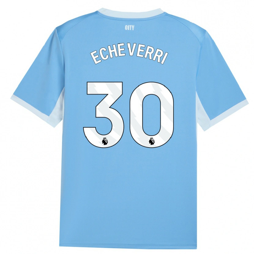 Danxen Damen Claudio Echeverri #30 Hellhimmelblau Weiß Heimtrikot Trikot 2026/27 T-Shirt Schweiz