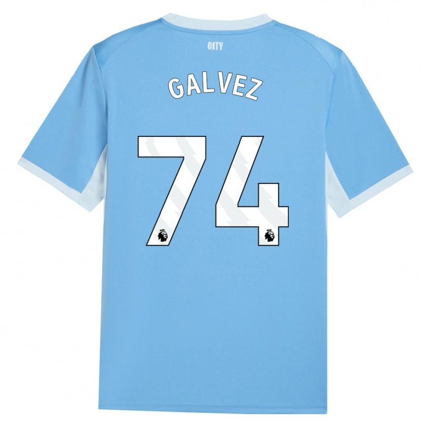 Danxen Damen Tomas Galvez #74 Hellhimmelblau Weiß Heimtrikot Trikot 2026/27 T-Shirt Schweiz