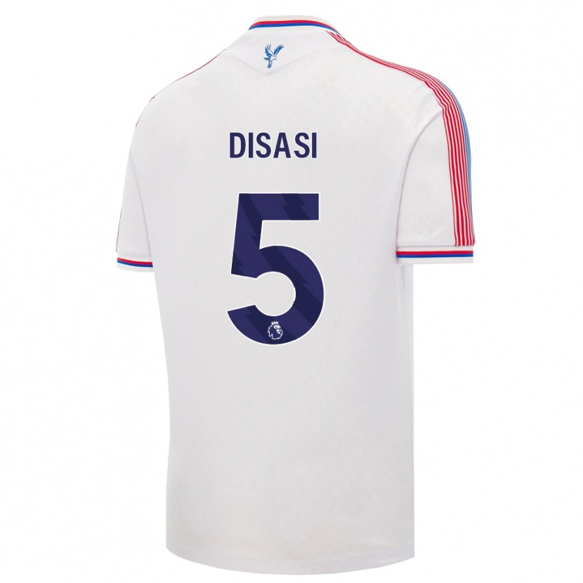 Danxen Damen Axel Disasi #5 Weiß Rot Blau Heimtrikot Trikot 2026/27 T-Shirt Schweiz