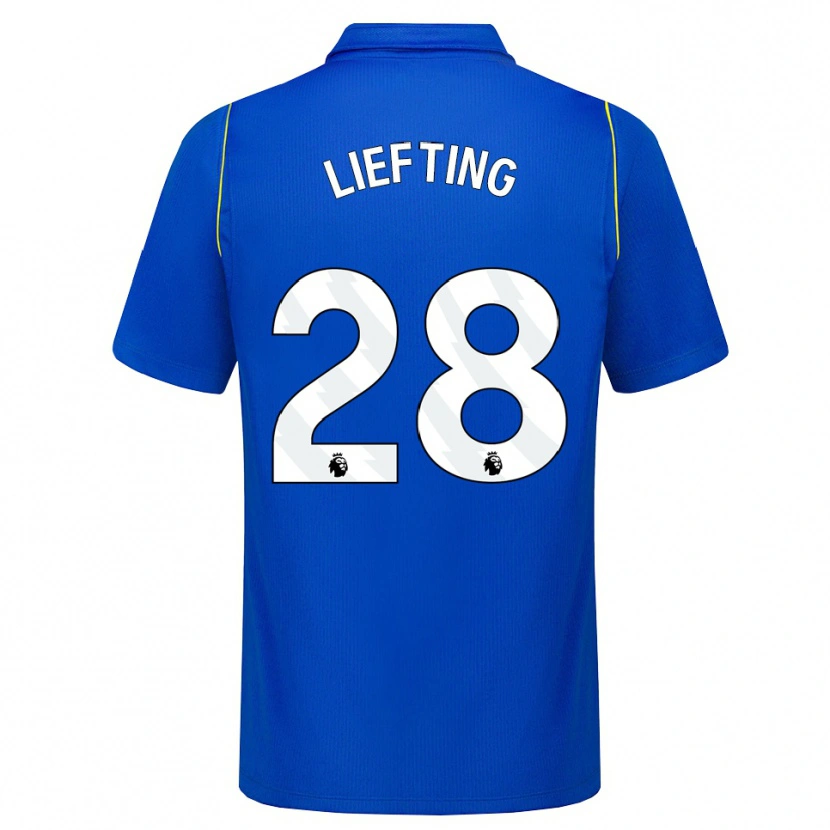 Danxen Damen Femke Liefting #28 Blau Gelb Heimtrikot Trikot 2026/27 T-Shirt Schweiz